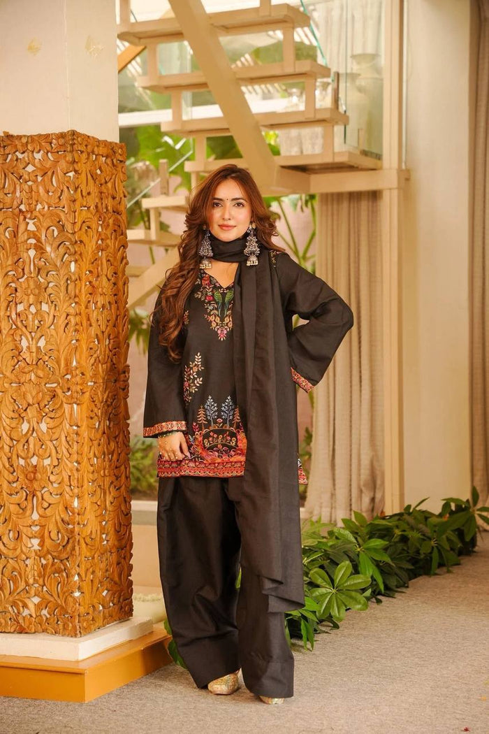 Captivating Confidence in Dark Hues