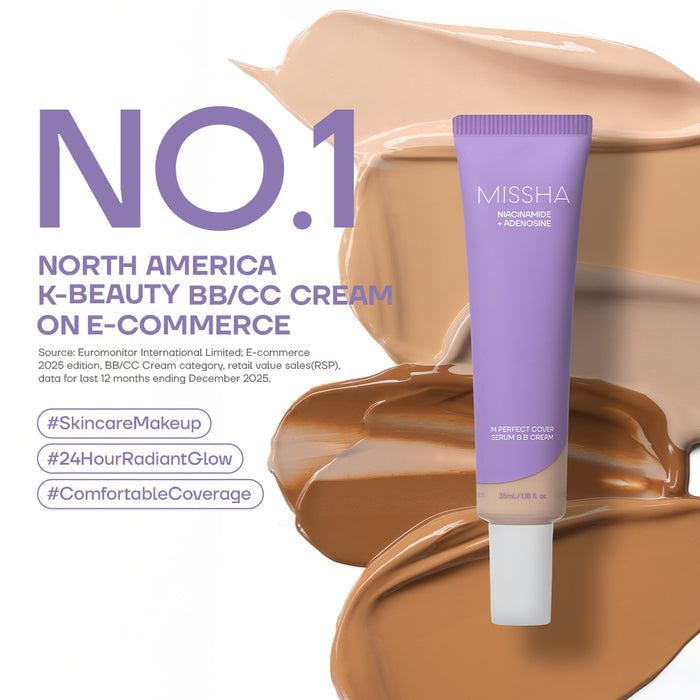 Cardi B's PICK | MISSHA M Perfect Cover Serum BB Cream (35ml)