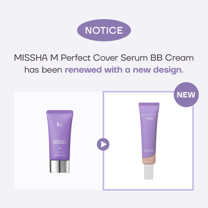 Cardi B's PICK | MISSHA M Perfect Cover Serum BB Cream (35ml)