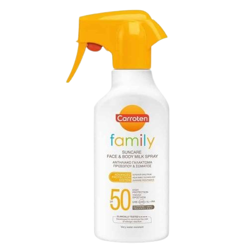 Carroten Family SunCare Face&Body Milk Spray SPF50 270Ml