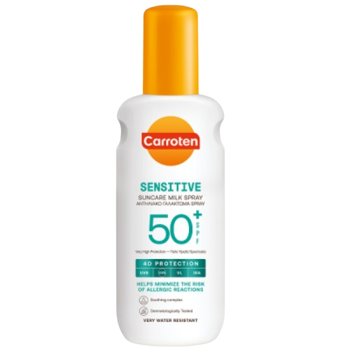 Carroten Sensitive Suncare Milk Spray SPF50 200Ml