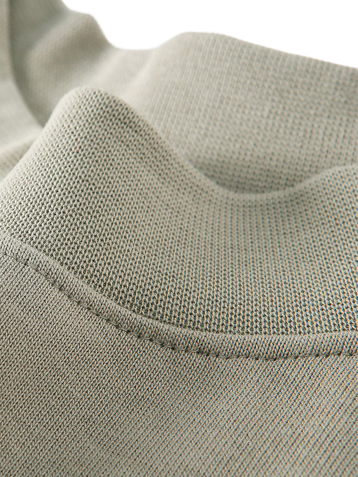 Cassius Essential Non-Shrink Mock Neck Sweatshirt - Memento Mori Clothing