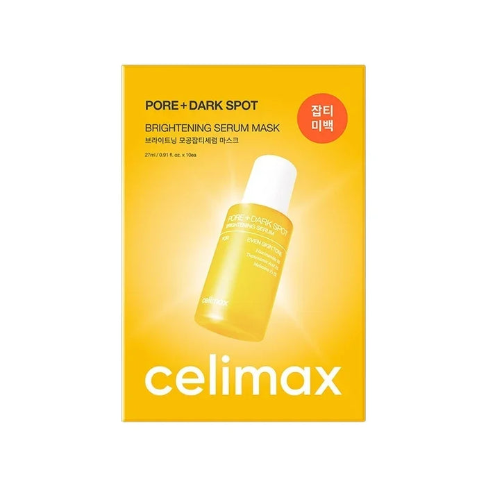 [celimax] Pore+ Dark Spot Brightening Serum Mask 27g*10EA - Ballagrio