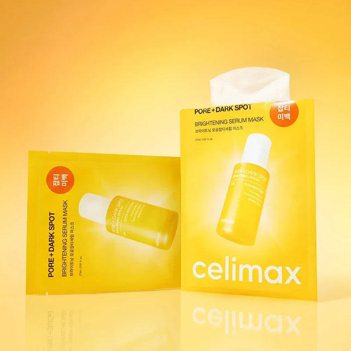 [celimax] Pore+ Dark Spot Brightening Serum Mask 27g*10EA - Ballagrio