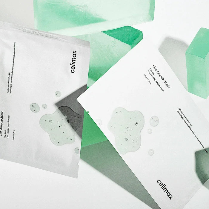 [celimax] The Real Cica Calming Ampoule Mask 25ml*5EA - Ballagrio