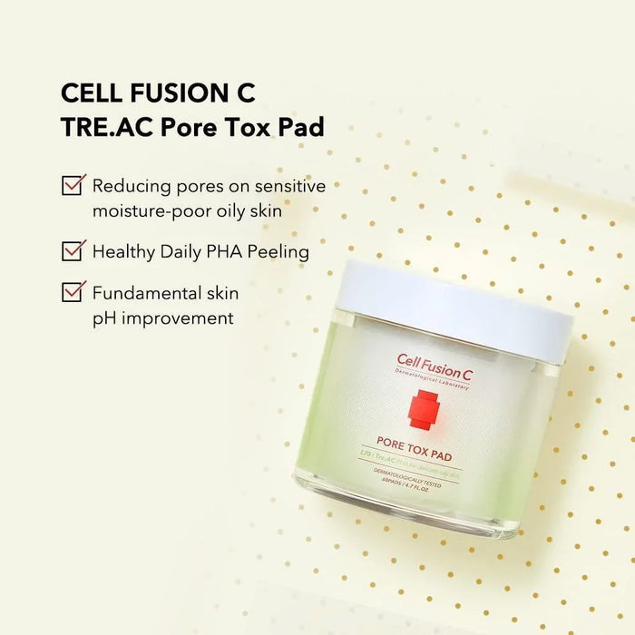 [Cell Fusion C] Pore Tox Pad 150g 60EA - Ballagrio