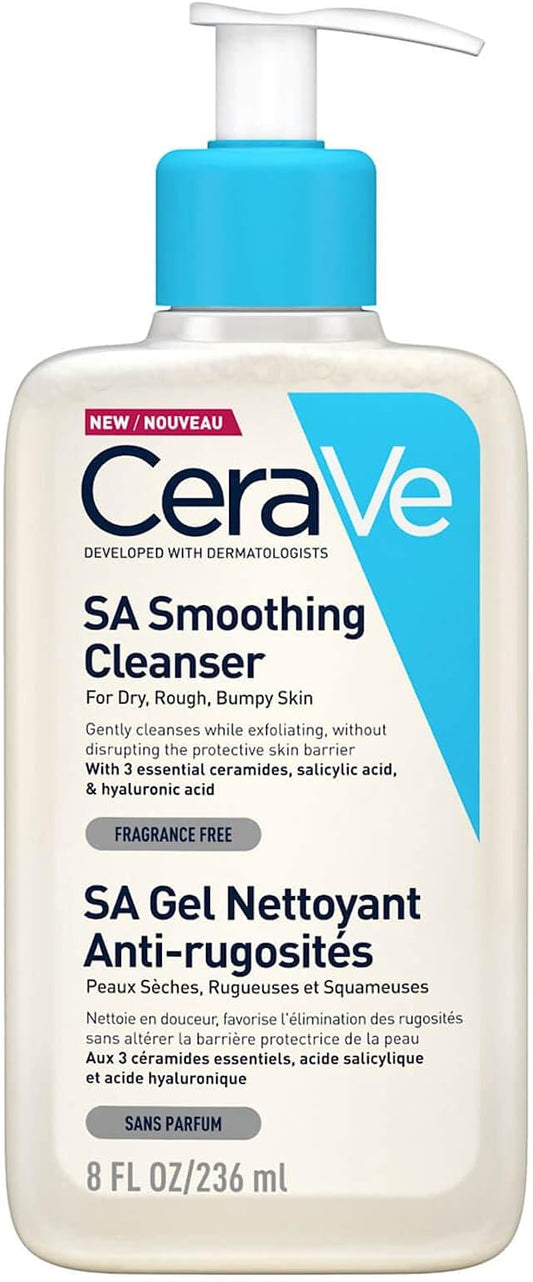 Cerave Sa Smoothing Cleanser Bumpy Skin - 236ml
