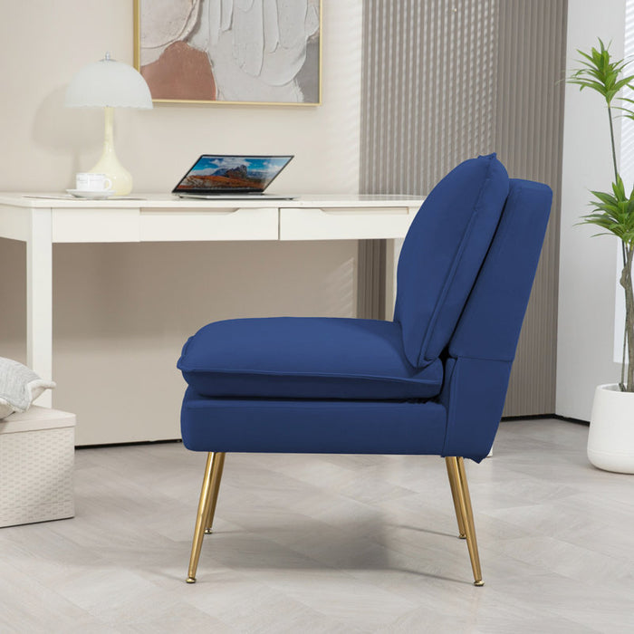 Chaise d'appoint capitonnée Rheece de 23,3 pouces de large