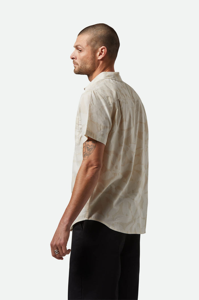 Charter Print S/S Shirt - Beige/Whitecap Floral