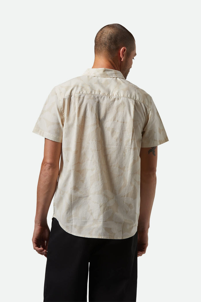 Charter Print S/S Shirt - Beige/Whitecap Floral