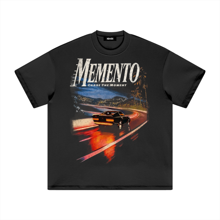 Chase The Moment Heavyweight T-Shirt - Memento Mori Clothing