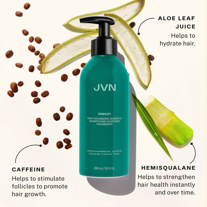 JVN sets product Embody Big Hair Energy sulfate-free silicone-free sustainable