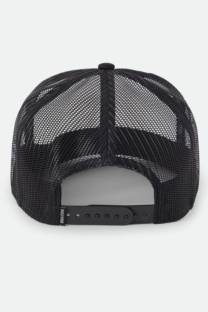 Clemont Trucker Hat - Black/White