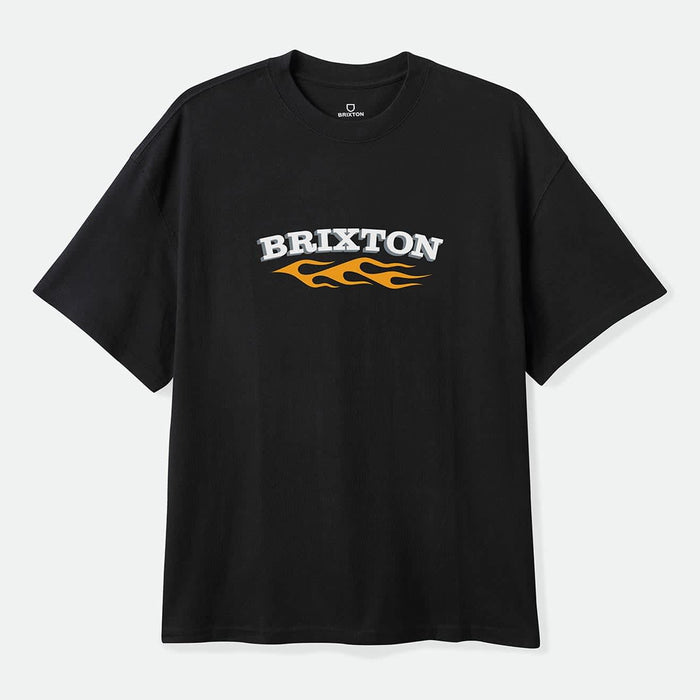 Men's Clifton Boxed Crop T-Shirt in the color Black - Front Product View