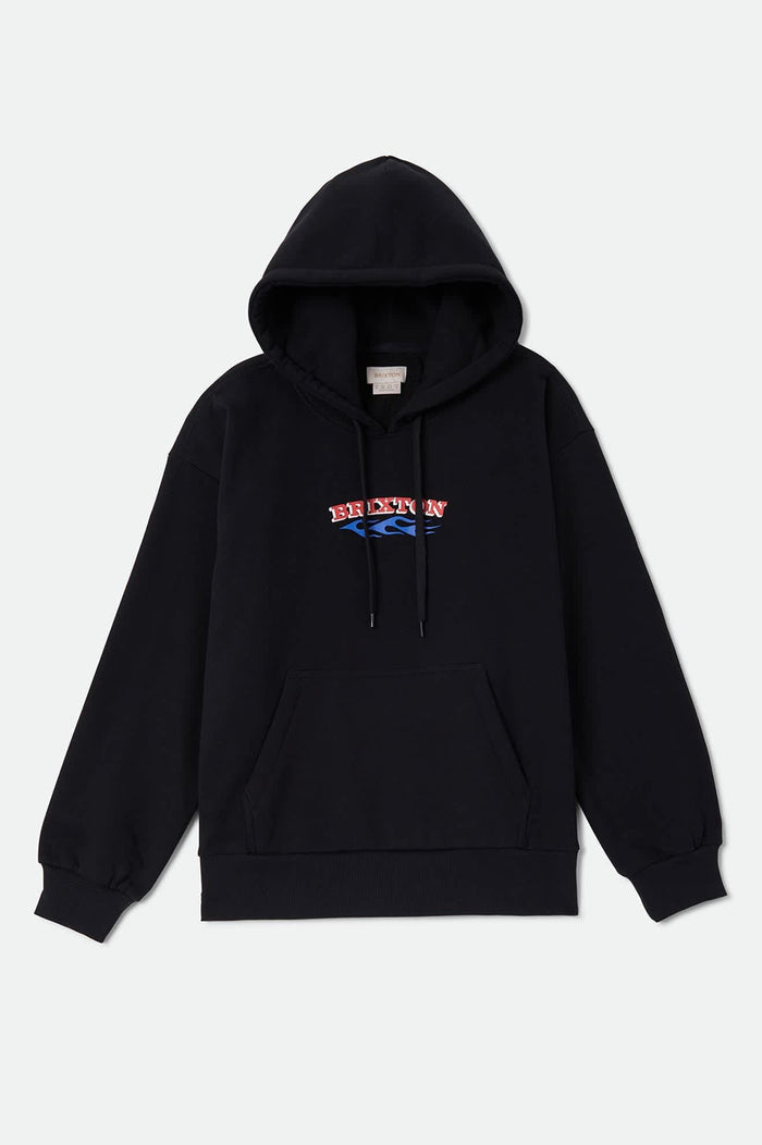 Women's Clifton Hood in the color Black - Front Product View