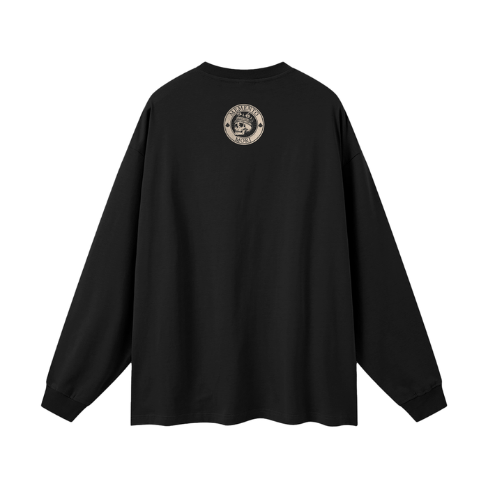 Cloud 9 Oversized Unisex Long Sleeve T-Shirt - Memento Mori Clothing