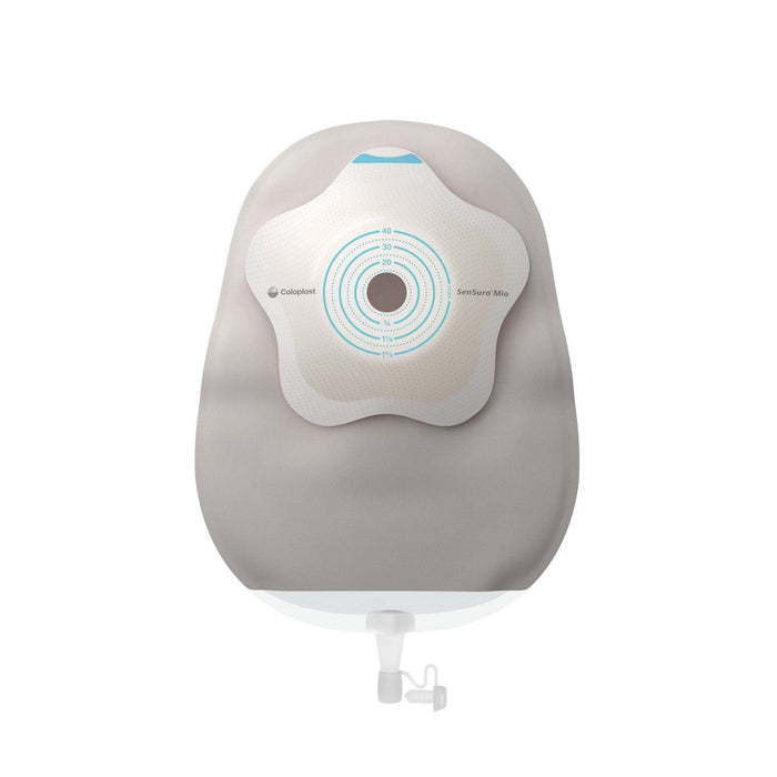Coloplast SenSura Mio Concave One-Piece Urostomy Pouch, Maxi Convex, Pre-Cut 1 3/16" Stoma, 10 1/2", Box of 10 - 18404 - LL Medico
