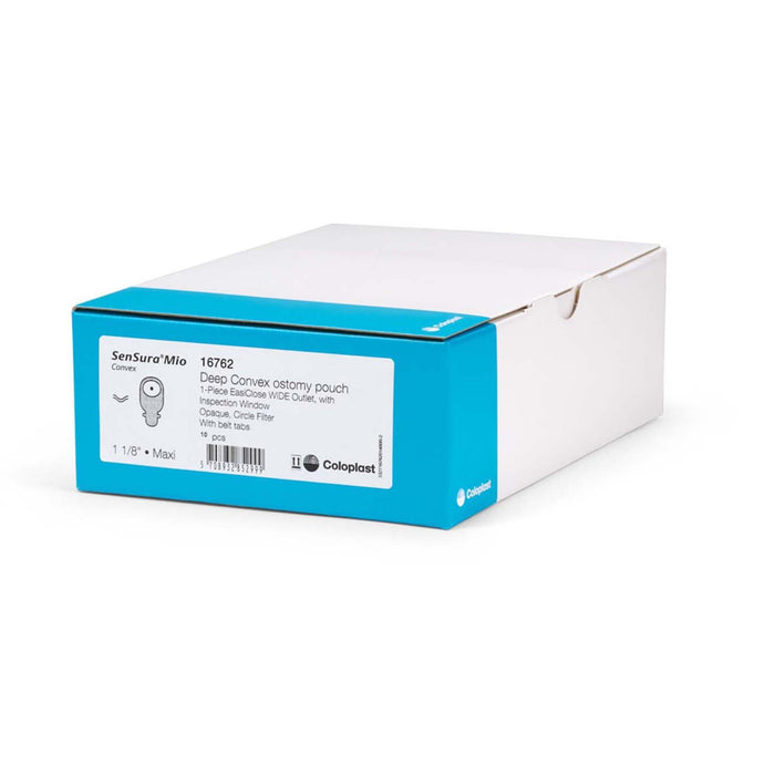 Coloplast SenSura Mio Convex Deep One-Piece Pouch, Deep Convex, Pre-Cut, Opaque, 11-Inch, with Filter