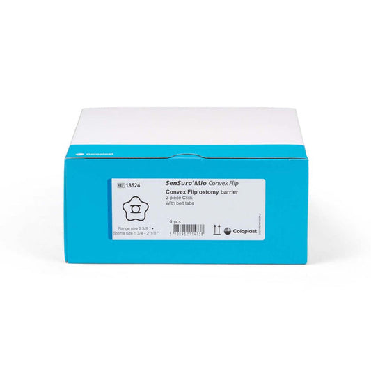 Coloplast SenSura Mio Convex Flip Two-Piece Skin Barrier, Star, Pre-Cut, 60 mm Flange