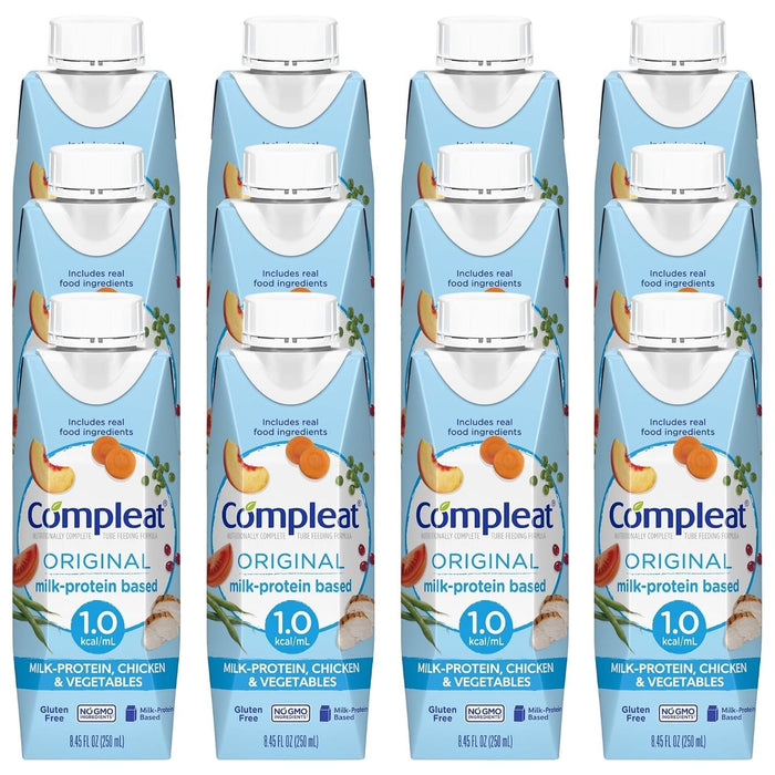 Compleat Original Tube Feeding Formula, Unflavored, 1000 mL - 10043900141807-Single - LL Medico