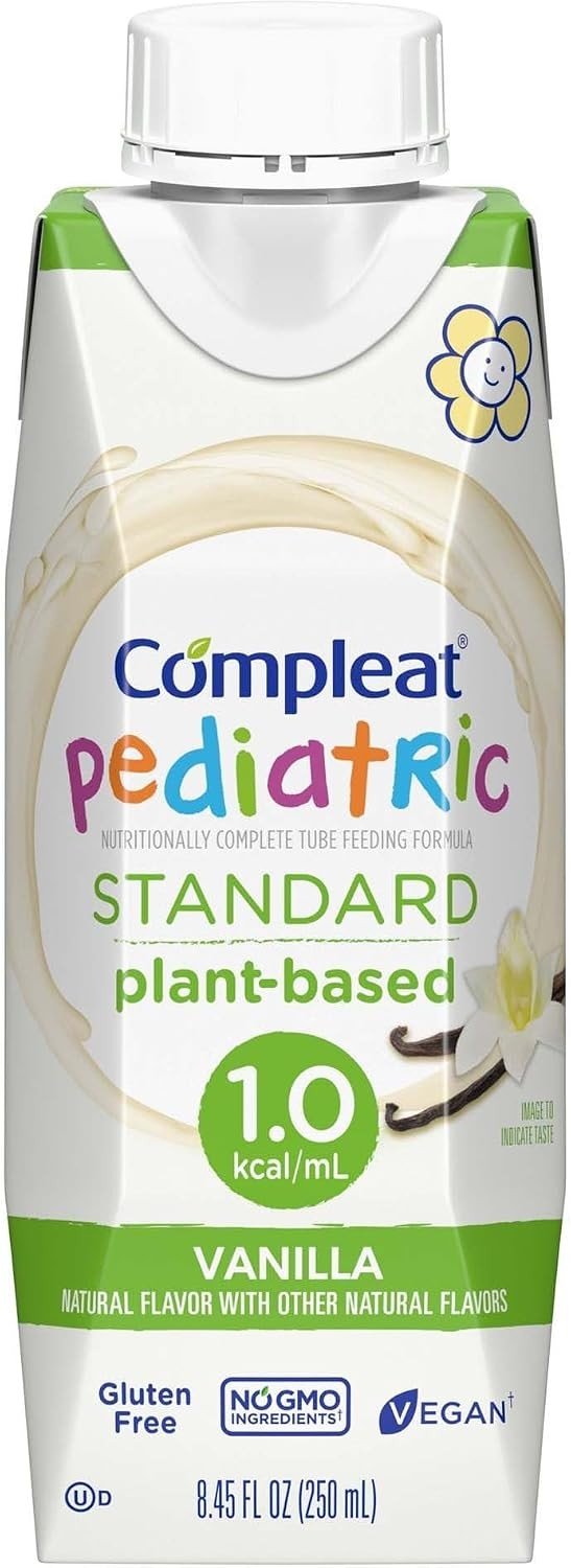Compleat Pediatric Standard Nutrition Shake, Vanilla, 8.45 oz - 00043900560410-Single - LL Medico