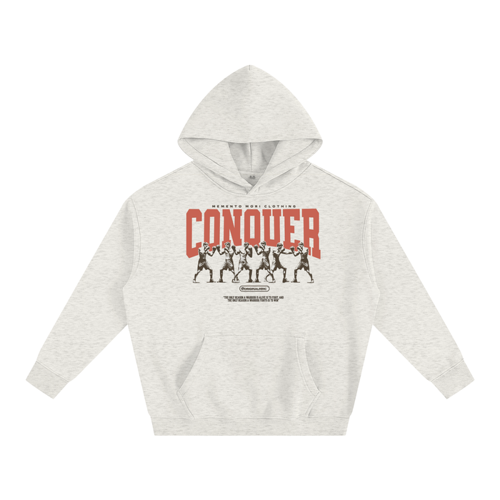 Conquer Fleeced Hoodie - Memento Mori Clothing