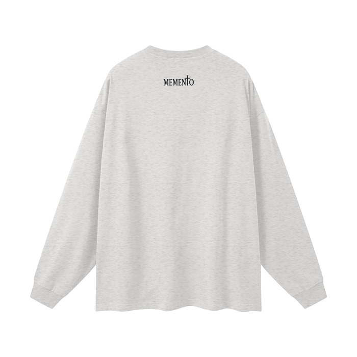 Conquer Oversized Unisex Long Sleeve T-Shirt - Memento Mori Clothing