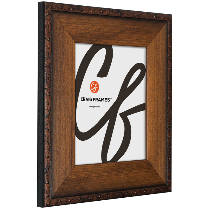 Constitution Nautical 3", Walnut Brown Picture Frame