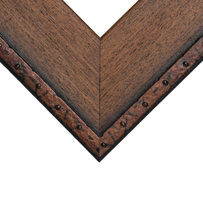Constitution Nautical 3", Walnut Brown Picture Frame