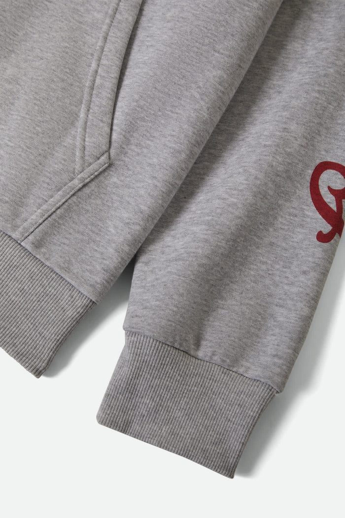 Men's Coors Light Silver Speed Hoodie in the color Heather Grey - Additional Laydown image