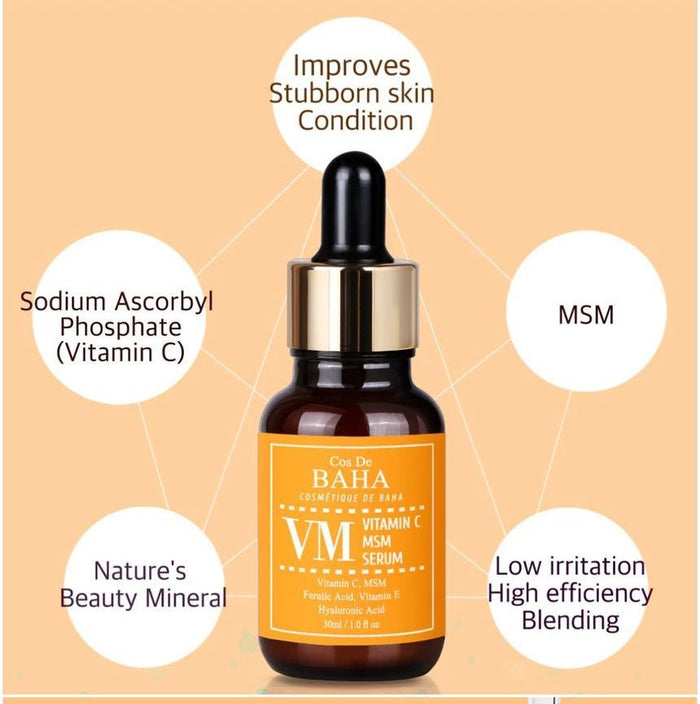 Cos De Baha VM Vitamin C MSM Serum 30Ml