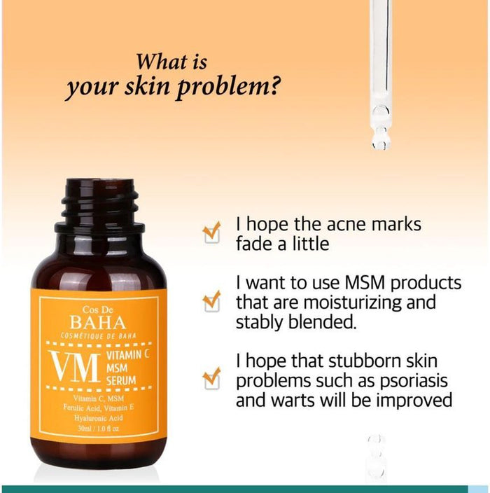 Cos De Baha VM Vitamin C MSM Serum 30Ml