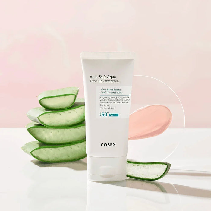 [COSRX] Aloe 54.2 Aqua Tone-Up Sunscreen SPF 50+ PA++++ 50ml - Ballagrio