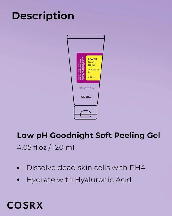 Cosrx Low PH Good Night Soft  Peeling Gel 120Ml