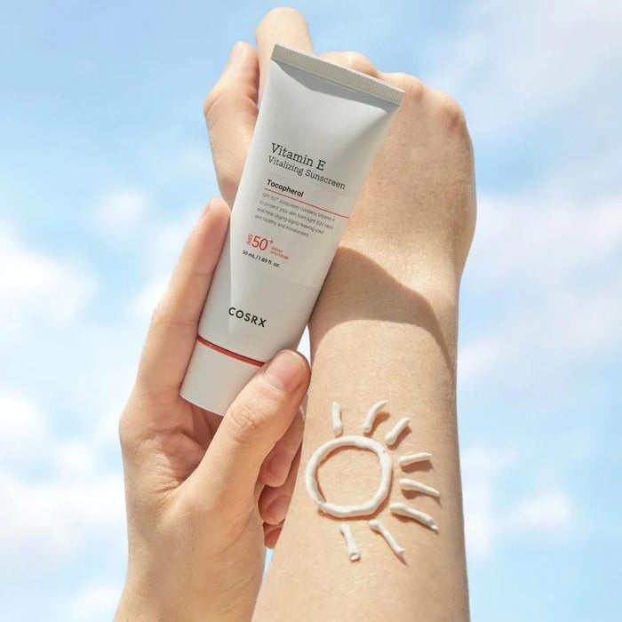 COSRX | Vitamin E Vitalizing Sunscreen SPF 50+ - skin28