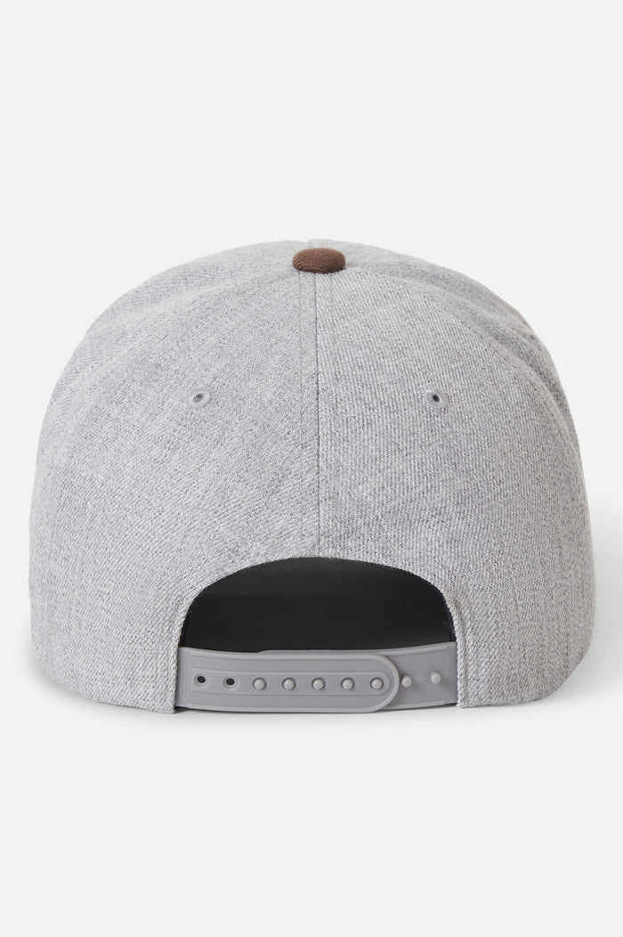 Crest Netplus Snapback - Heather Grey/Pinecone Brown