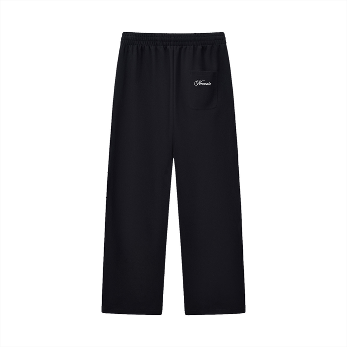 Curved Stripe Straight Sweatpants - Memento Mori Clothing