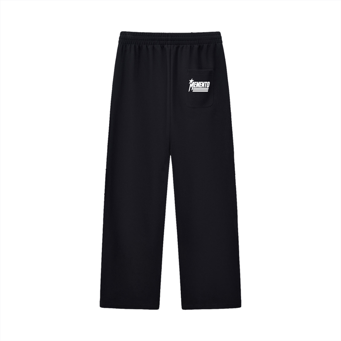 Curved Stripe Straight Sweatpants