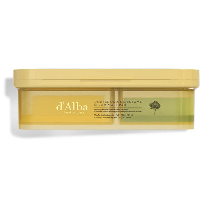 [d'Alba] Double Quick Liposome Serum Mask Pad 225ml 100EA - Ballagrio