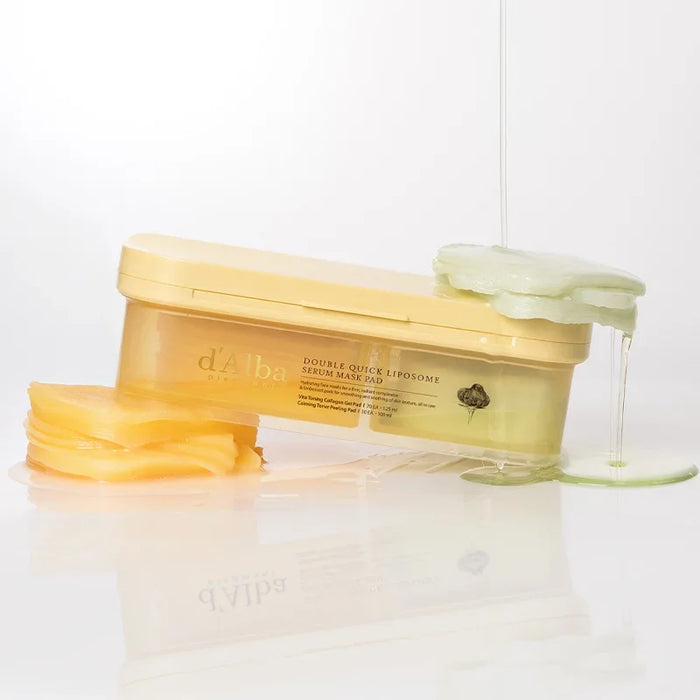 [d'Alba] Double Quick Liposome Serum Mask Pad 225ml 100EA - Ballagrio