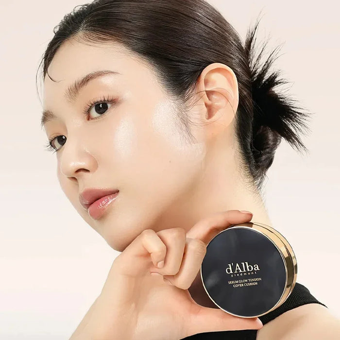 [d'Alba] Serum Glow Tension Cover Cushion with Refill SPF 50+ PA++++ 17g*2EA - Ballagrio