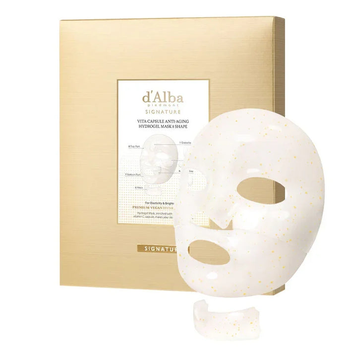 [d'Alba] Signature Vita Capsule Anti-Aging Hydrogel Mask 8 Shape 44g*4EA - Ballagrio