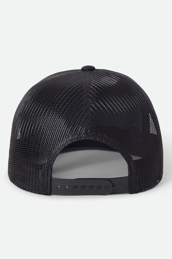 Danton Netplus Trucker Hat - Black/Black