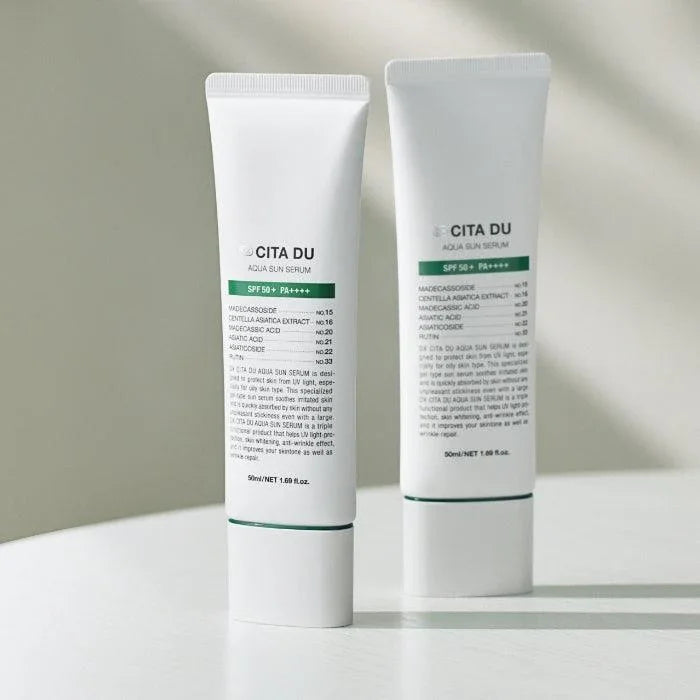 [DEMAR3] DX Cita Du Aqua Sun Serum SPF 50+ PA++++ 50ml - Ballagrio