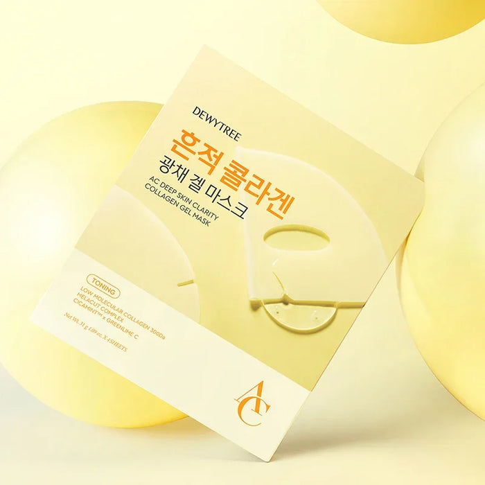 [DEWYTREE] AC Deep Skin Clarity Collagen Gel Mask 31g*4EA - Ballagrio