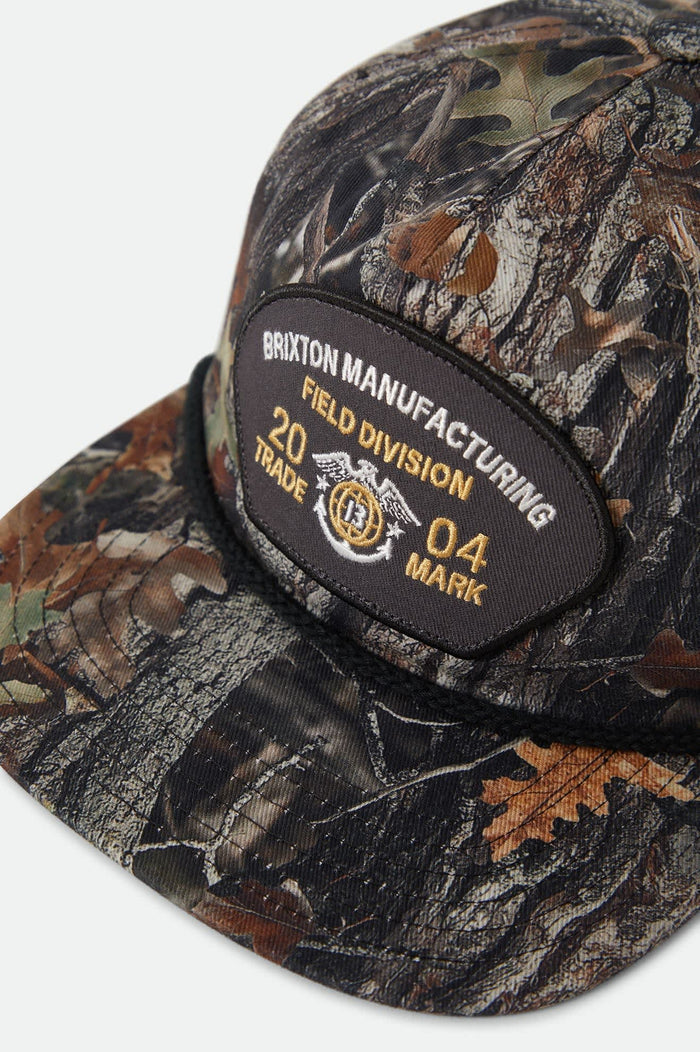 Unisex Division Netplus Snapback in the color Tree Camo - Additional Laydown image