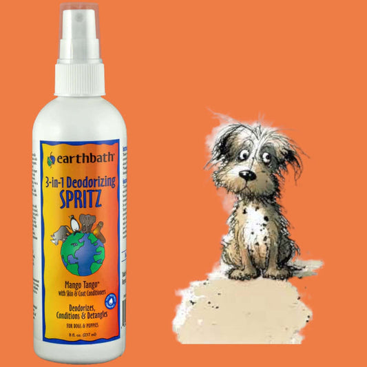 Dog Spritz Earthbath 3-in-1 Deodorizing - Mango Tango 237ml
