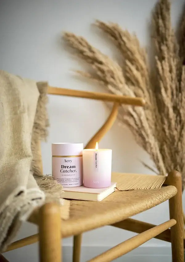 Dream Catcher Scented Candle - Lavender Patchouli and Orange - 200g Aery Living