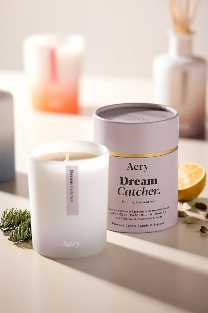 Dream Catcher Scented Candle - Lavender Patchouli and Orange - 200g Aery Living