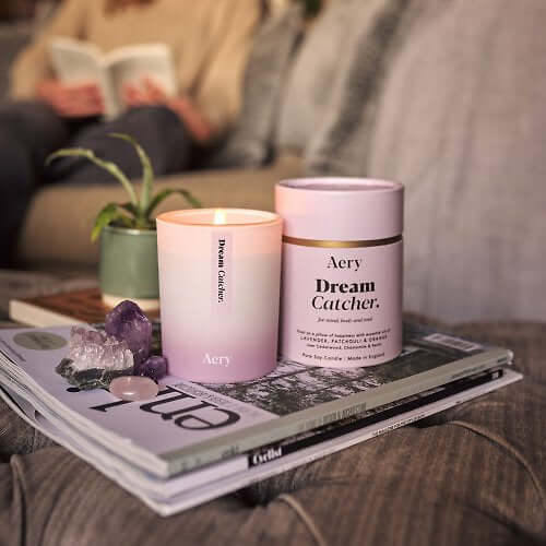 Dream Catcher Scented Candle - Lavender Patchouli and Orange - 200g Aery Living